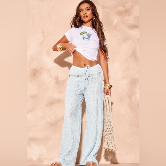 Pretty Little Thing Women's Light Blue Jeans - Picture 1 of 5